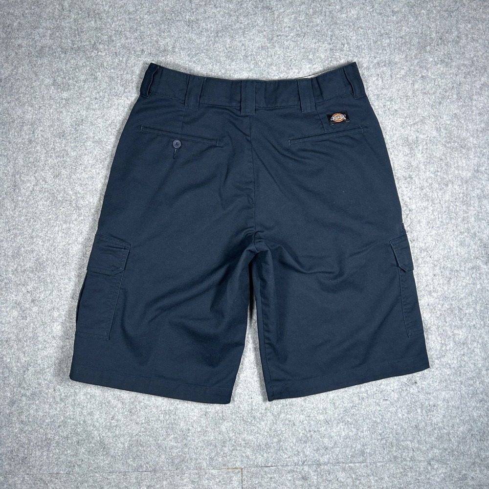 Dickies Shorts Mens 32 Navy Blue Relaxed Fit Cargo Flex Workwear Casual skater